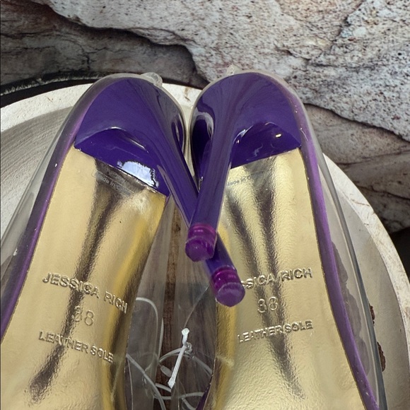 FANCY STILETTO 120 MM | PURPLE size 7.5   A259 - Picture 8 of 9